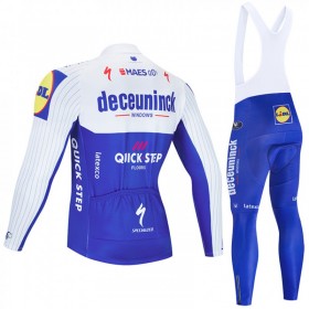 Tenue Maillot M/L + Collant à Bretelles 2020 Deceuninck-Quick-Step N001